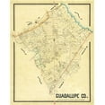 thumbnail image 2 of Arlitt 20x24 Gold Ornate Wood Framed with Double Matting Museum Art Print Titled - Guadalupe County Texas - Arlitt 1869, 2 of 4