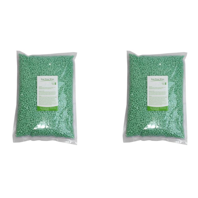 2X 500 G de Granos de para Depilación de Cuerpo Completo, Película Caliente, Perlas de Depilatoria para Máquina Calentadora de Estilo 7