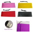thumbnail image 5 of 85-key Flexible Soft Silicone Keyboard Waterproof Dustproof Desktop Usb Roll Up Keyboard Blue, 5 of 5