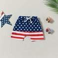 thumbnail image 5 of Icvfdpl Baby Boys Clothes Set Short Sleeve Independence Day Prints T Shirt Tops Shorts Child Kids Skin-Friendly Streetwear 2-3 Years, 5 of 9