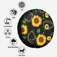 thumbnail image 6 of Kll Sunflowers Tire Cover,Universal Wheel Tire Cover For Trailer, Rv, Suv, Truck,Camper And Many Vehicle,(17 Inch), 6 of 7