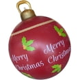thumbnail image 2 of Venta de bolas inflables de Navidad, 60 cm, grandes, para exteriores, de PVC, para Navidad, inflables gigantes, reutilizables, muñecos de nieve de Papá Noel, para decoración de jardín y patio de Navid, 2 of 6