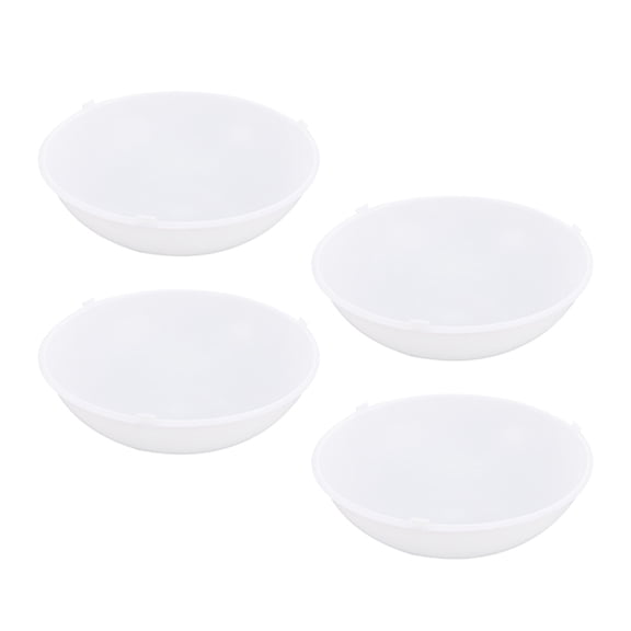 UPOUART 4Pcs White PVC Ceiling Light Covers Durable Replacement Shades for Hallway Balcony Home Lighting