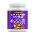 thumbnail image 3 of GriddleUps Cocoa Dots MAX Protein Waffle/Pancake Mix, Crazy Great Taste - Dietitian Formulated - 25g of Whey Protein, Keto-Friendly, Ideal Macros (Pack of 2), 3 of 5