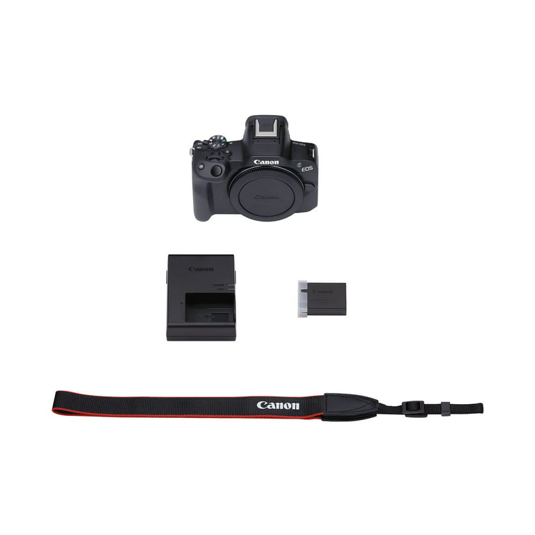 Canon EOS R50 - Digital camera - mirrorless - 24.2 MP - APS-C - 4K / 30 fps  - body only - Wi-Fi, Bluetooth - black 