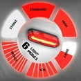 thumbnail image 3 of Usb Rechargeable Bicycle Bike Warning Light Tail Lamp, 3 of 5