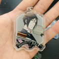 thumbnail image 3 of 6CM Anime Black Butler Figure Sebastian Michaelis Acrylic Key Chains Under taker Grell Sutcliff Character Model Fans Xmas Gifts tzw, 3 of 7