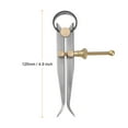 thumbnail image 2 of Spring Joint Caliper 4 inch/100mm Steel Spring Inside Caliper with Brass Fulcrum for Wood Turning Lathe Work, 2 of 5