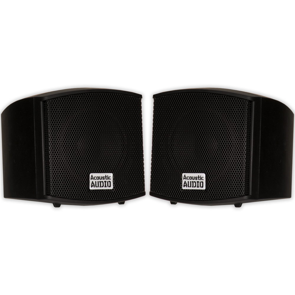 Acoustic Audio AA321B and AA40CB Indoor Speakers Home Theater 3 Speaker Set - image 2 of 7