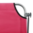 thumbnail image 5 of vidaXL Chaise Longue avec Auvent en Acier Rose, 5 of 5
