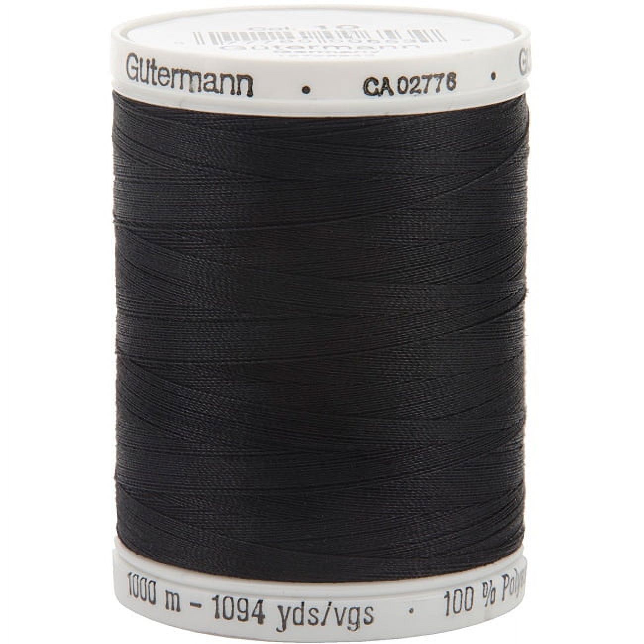 Gutermann Sew-All Black Thread, 1094 yd. - image 2 of 2