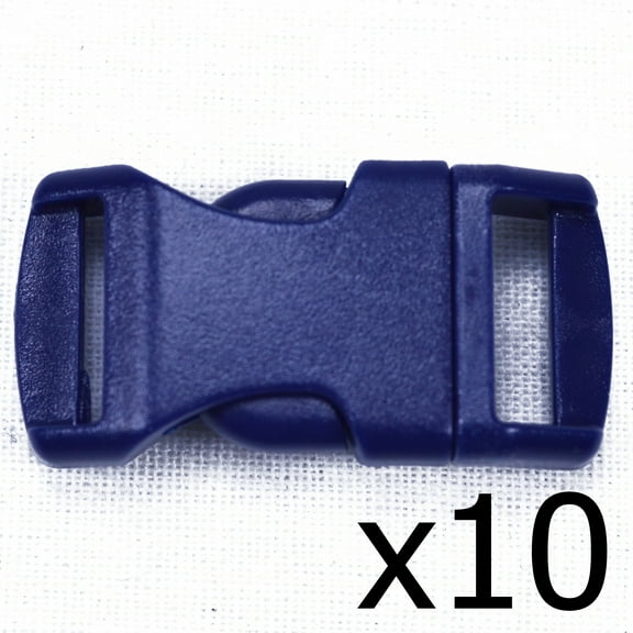 Midnight Blue 1/2 Inch Buckle - 10 pack - Great for Paracord