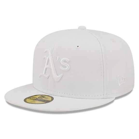 Men's New Era Athletics White on White 59FIFTY Fitted Hat