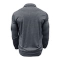 thumbnail image 6 of Men's Casual Long Sleeve Shirts Button Classic Collared Shirt Work Dressy Stylish Golf Shirt with Pocket, 6 of 7
