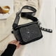 thumbnail image 4 of Bolso de pecho de moda PU Crossbody Bag Rhinestone Diamond Travel Fanny Pack (Plata), 4 of 9