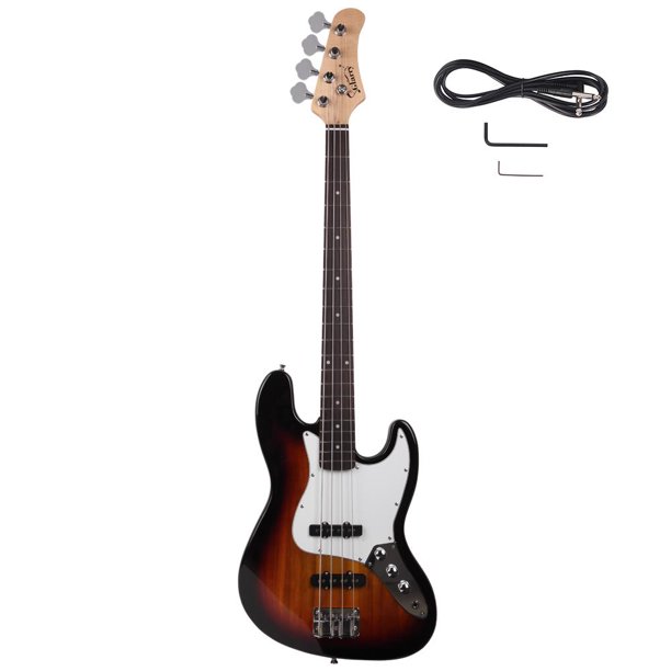Burning Fire Electric Guitar
 - Glarry Jazz Electric 4 Strings Burning Fire Bsss Guitar W Tools Walmart Com Walmart Com