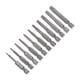 thumbnail image 3 of Juego de 12 piezas de puntas de destornillador de seguridad Torx T5-T40 Uxcell de acero S2, magnético, resistente a manipulaciones, de 2" de largo, 3 of 5