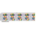 thumbnail image 3 of Ambesonne Colorful Fabric by the Yard Upholstery, Modern Rainbow Paisley Art, 1 Yard, Purpleblue Multicolor, 3 of 5