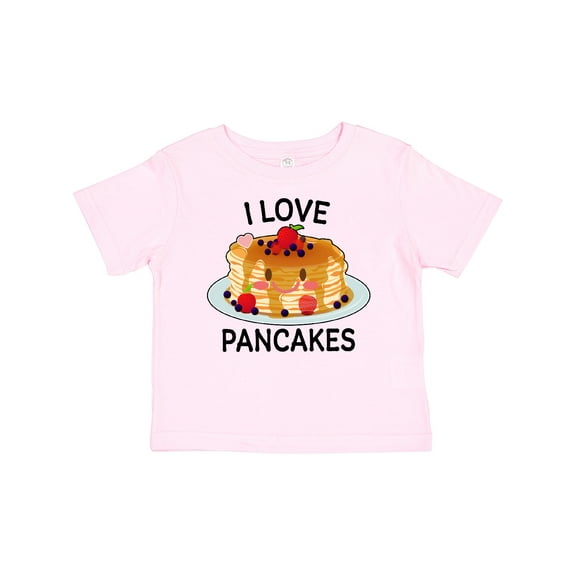 Inktastic I Love Pancakes with Cute Stack of Pancakes Boys or Girls Baby T-Shirt