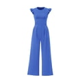 thumbnail image 1 of Mono Enterizo PRETTYGARDEN de Punto Canalé Azul XL, 1 of 6