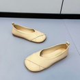 thumbnail image 5 of Meckior Women's Flats Shoes Comfortable PU Leather Slip On Round Toe Ballet Flats Casual Dress Flat Shoes for Walking, 5 of 6