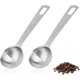 thumbnail image 1 of 2pcs Stainless Steel Tablespoon Scoop, Coffee Measruing Scoop Spoons, Small Metal Scoop(1tbsp/15ml), 1 of 4