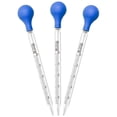 thumbnail image 1 of 3 Pieces Glass Pipettes, For Pharmacy, Perfume, Laboratory, Hospital, Chemistry, 1 of 5