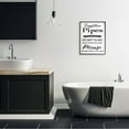 thumbnail image 5 of Stupell Industries Sensitive Toilet Pipes Sign Flushing Restrictions Black Framed by Daphne Polselli, 5 of 5