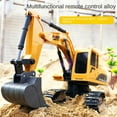 thumbnail image 4 of Remote Control Excavator Toy -11 Channel Remote Control Excavator With Metal Shovel, Rechargeable Construction Excavator Car With Light And Sound-SinKeeU, 4 of 4