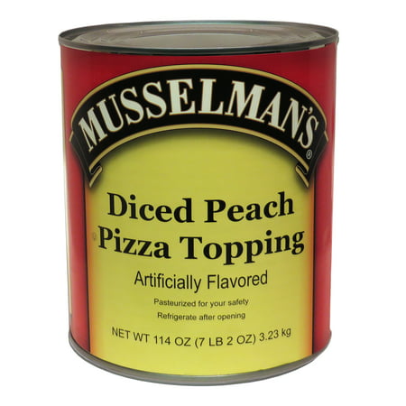Musselman's, Diced Peach Pizza Topping Can, 114oz. (Best Sausage For Pizza Topping)