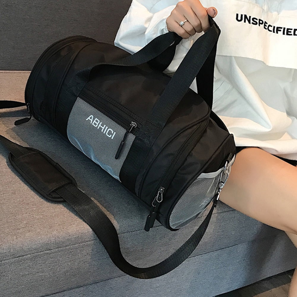 gym duffel bag with shoe compartment