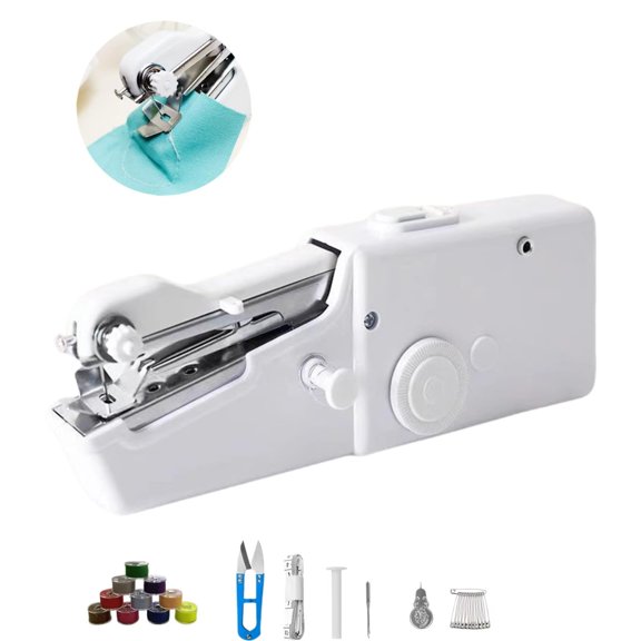 Máquina de Coser Portátil de Mano EMCXFSHOP para Principiantes