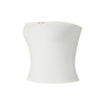 thumbnail image 4 of Fortune Women Tube Top, Strapless Backless Slim Crop Tops Off Shoulder Tanks Top, 4 of 9