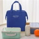 thumbnail image 5 of Ficarrico Insulated Lunch Bag Solid Color Oxford Cloth Waterproof Metal Zipper Portable Lunchbox for Commuting Royalblue, 5 of 8