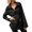 Black, variant on Women Hooded Waist Jacekt Coat Zipper Rainproof Outdoor Coat Jacket Mountaineering Jacket Solid Pocket Long Jacket Womens Jacket Top Rain Jacket Long Insulated Rain Coats for Women Womens Rain Coats