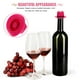 thumbnail image 4 of Tapón de silicona para botellas de vino, 3 unidades, divertido, universal, para uso diario, gel de sílice, 4 of 6