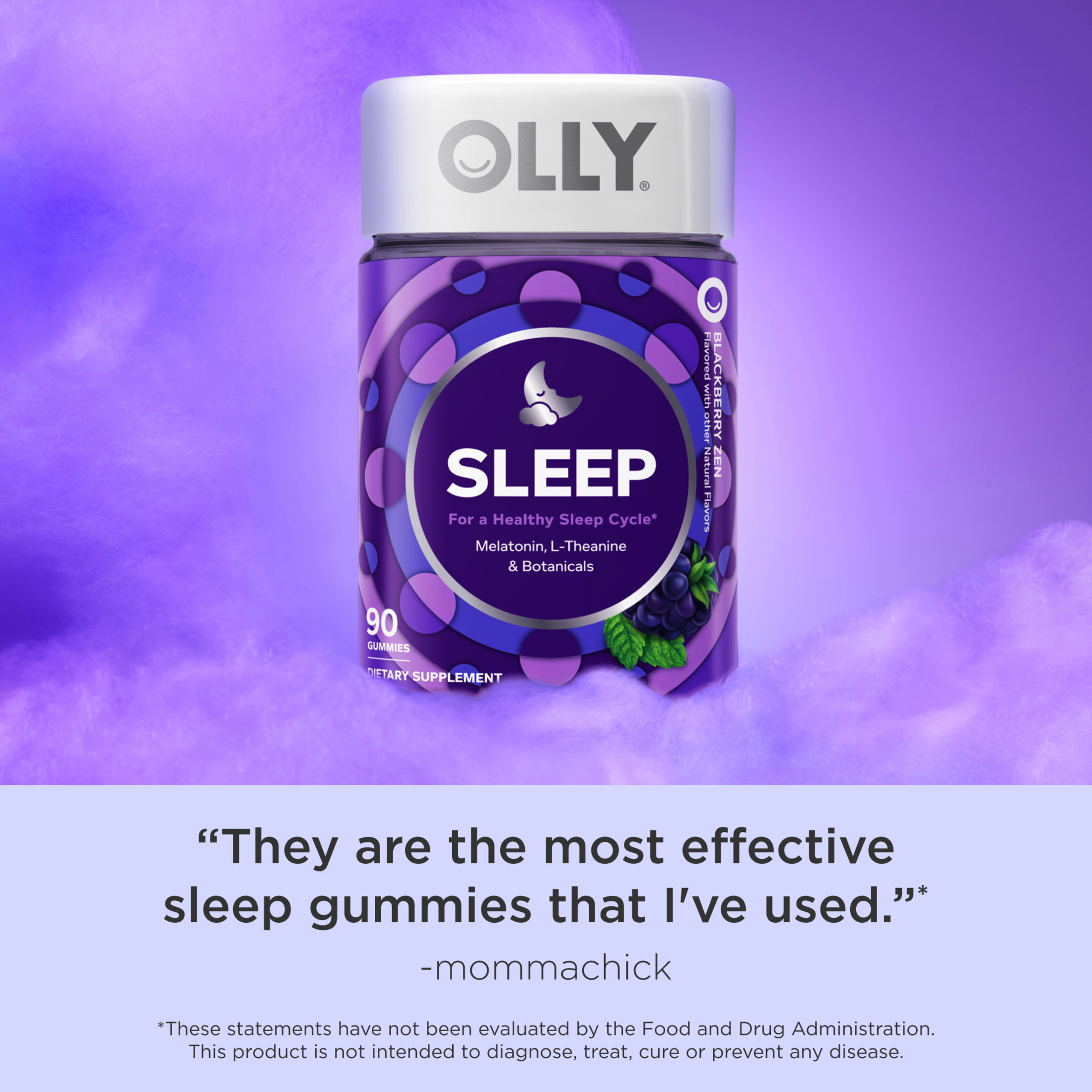OLLY Sleep Gummies for Adults, 3mg Melatonin, 90 Count photo 6