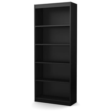 Axess 5-Shelf Bookcase - Black