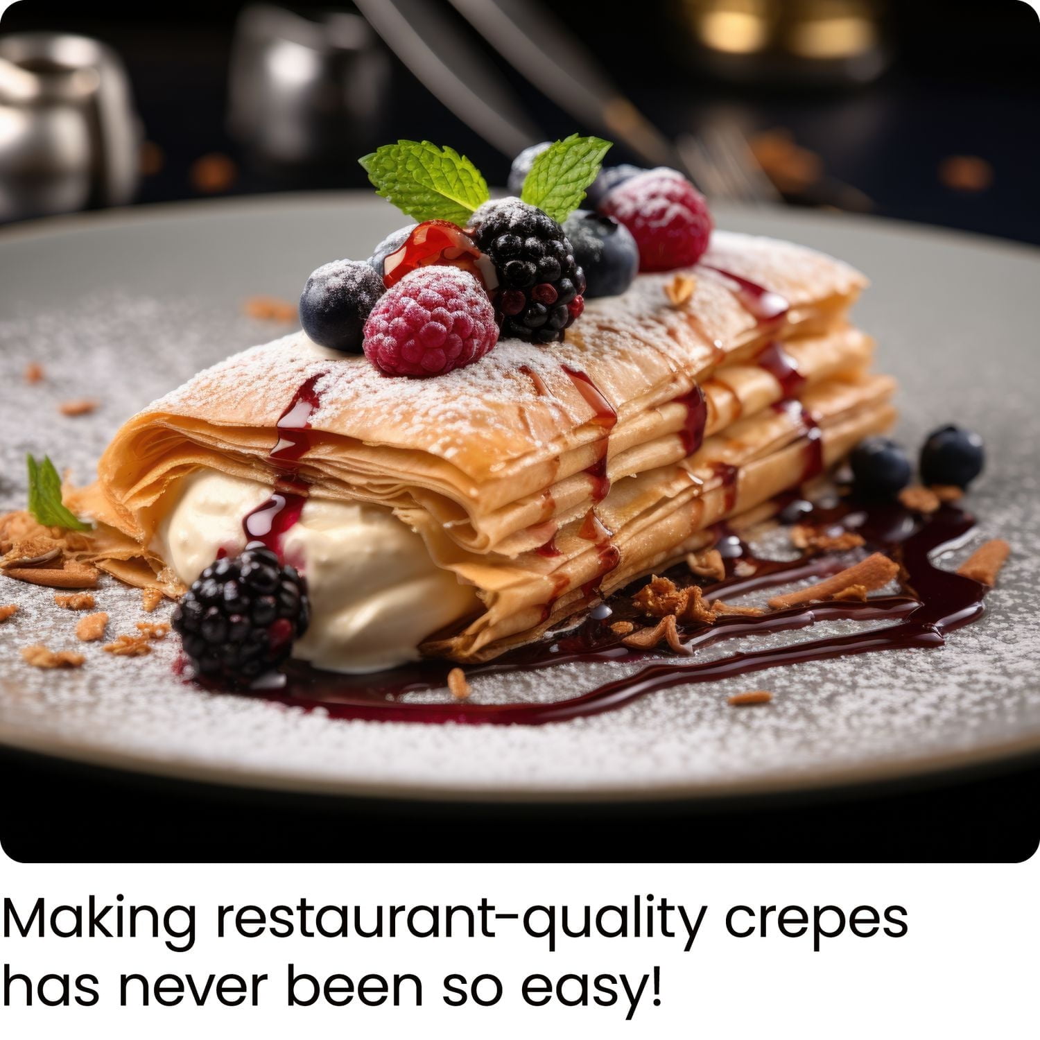 Crêpière et gril électrique Chefman, poêle à griller antiadhésive, surface de 12 po (30 cm), noir