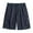 Dark Blue, variant on ZRGHAOYLQ Mens Elastic Waist Cargo Shorts Cotton Ripstop Hiking Shorts Lightweight Outdoor Work Shorts Basic Solid Casual Summer Straight Leg Shorts with Multi Pockets