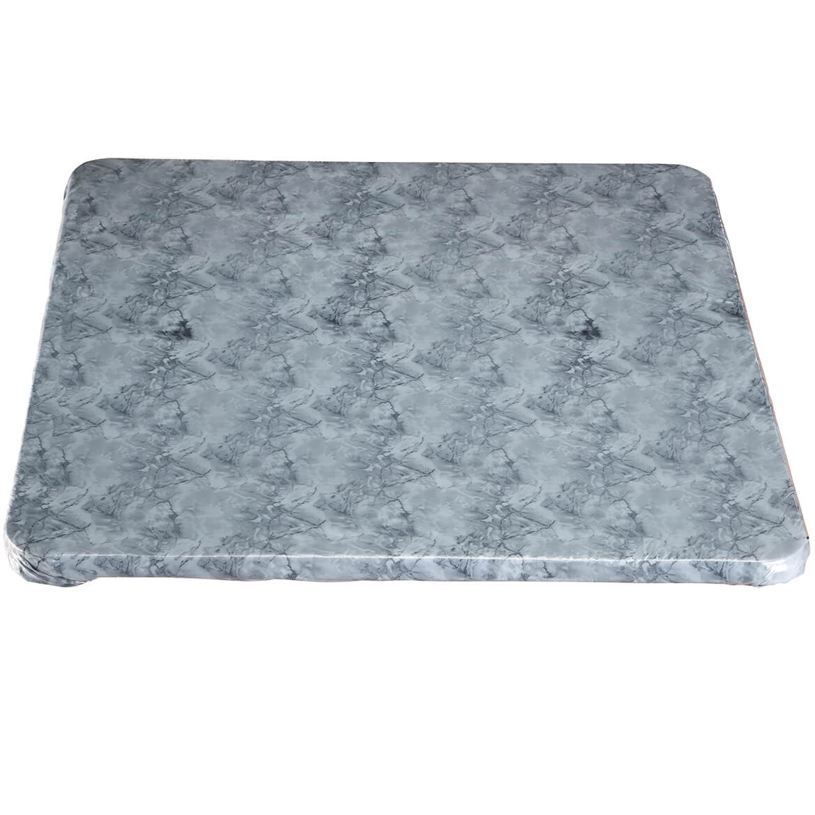 Marble Vinyl Elasticized Banquet Table Cover