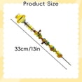 thumbnail image 3 of Fairy Wand Beaded Garden Stakes, Bee Garden Stakes Fairy Wand DIY Beaded Stakes, Garden Decor Includes Crystal Stopper Top, Bee Pendant, for Craft Supply, Outdoor Decorations, Yellow, 3 of 7