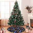 thumbnail image 7 of Rateoe Whales In Space Print Christmas Tree Skirt 36" for Xmas Holiday New Year Party Circle Tree Mat Ornaments Decoration, 7 of 7