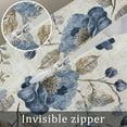 thumbnail image 7 of Vintage Flowers Brown Leaves Watercolor Throw Pillow Cover, Pillowcase Protectors with Zipper, Breathable Decorative Lumbar Pillow Case Cover, Pillow Shams for Couch Sofa 12x20Inch, 7 of 7