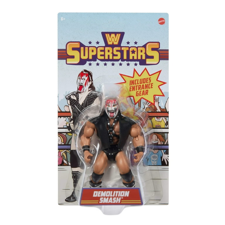 WWE Superstars Demolition Smash Action Figure Set, Series 17 Retro