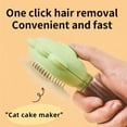 thumbnail image 3 of Self Cleaning Spray Slicker Brush for Dogs & Cats, Green, 3 of 5