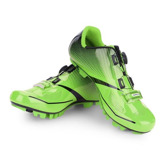 Men's Adult Green Mountain Bike Shoes, Size 42, Anti-Skid & Breathable for Cycling Adventures