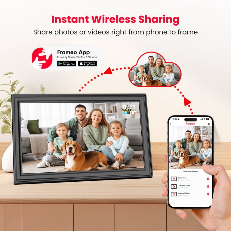 TEMASH 15.6 Inch Large WiFi Digital Picture Frame photo 3