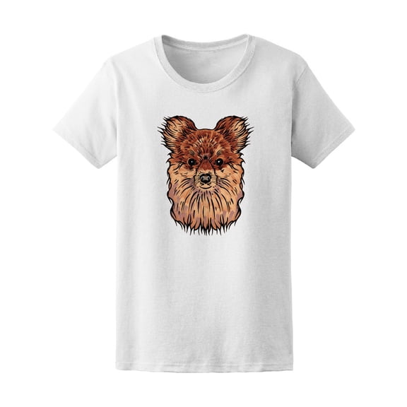 Cute Pomeranian Puppy Graphic Tee Women's -Image by Shutterstock