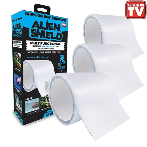 Alien Shield Ultra Durable Water-Proof Tape, paquet de 3, rouleaux de 5 pieds Enregistrer